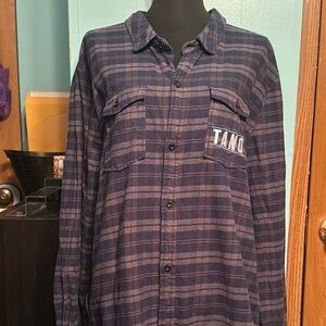 Our Universe Star Wars Ashoka Tano long sleeve flannel shirt size 3x